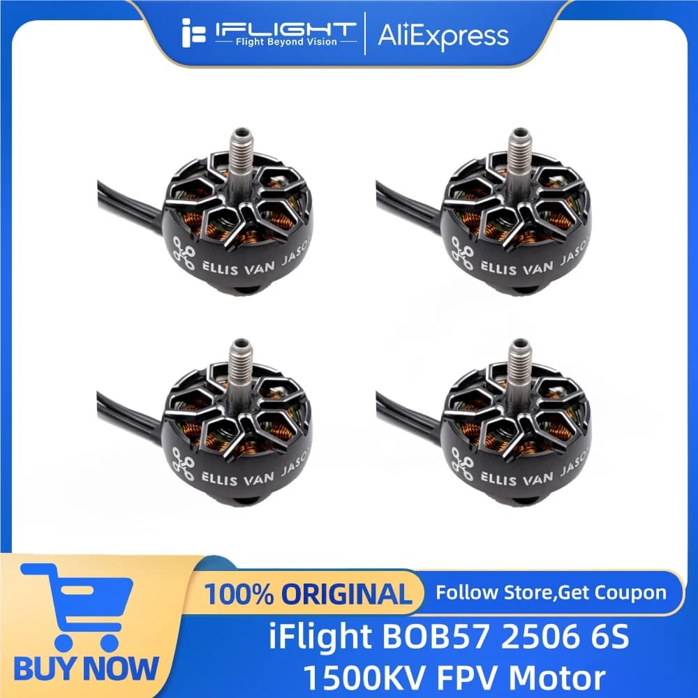 Motore iFlight BOB57 2506 6S 1500KV FPV Progettato per Droni FPV Cinematici e Freestyle da 6 Pollici BNF RC