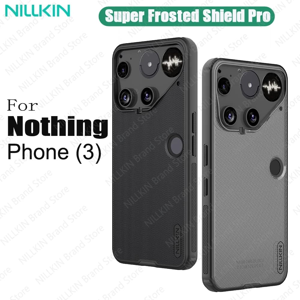 For Nothing Phone 3 Case Nillkin Frosted Shield Pro Soft Edges Hard Shell Shockproof Ultra-thin Back Cover For Nothing Phone3