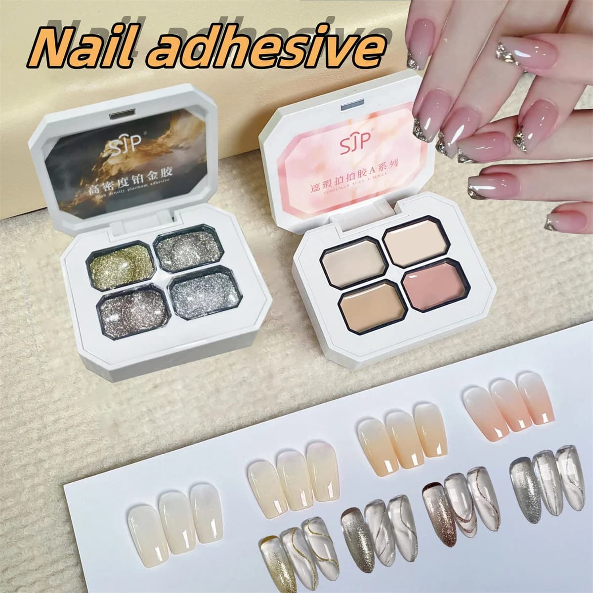 1pc colla per accarezzare colla al platino smalto solido tinta unita cambiamento graduale gel creazione di nail art strumento di gioielli per principianti fai da te
