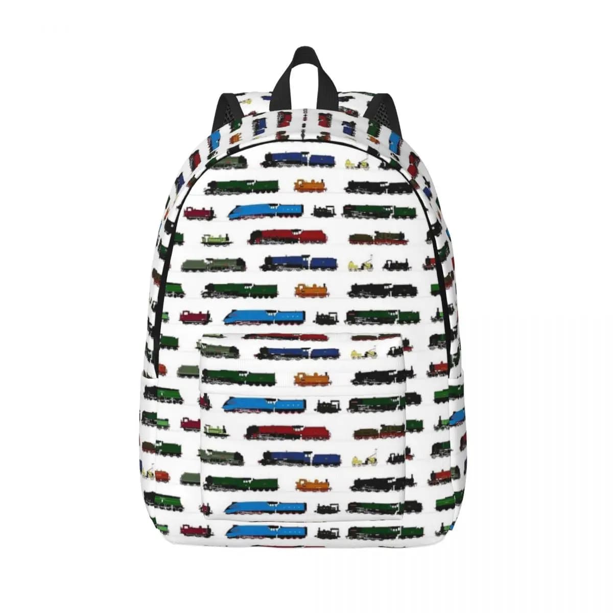 Iconic British Steam Trains zaino High School Business Vintage Rail Transport Daypack per uomo donna College Canvas Bags