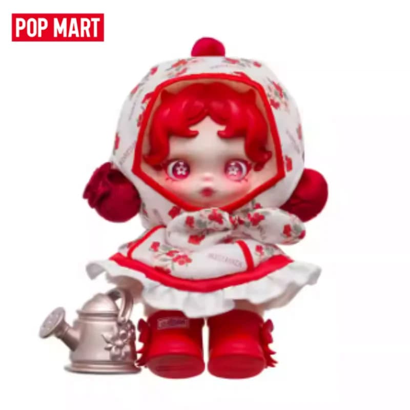 POPMART SKULLPANDA Serie Amid Flowers Blind Box Anime Action Figure Busta a Sorpresa Ornamento Statuette Modellini da Scrivania