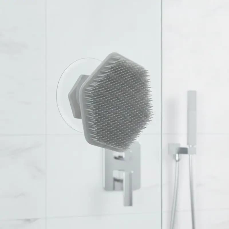 Waterproof Mini Silicone Facial Cleansing Brush Deep Clean Gentle Exfoliating Skincare Tool for Oily Dry Combination Skin