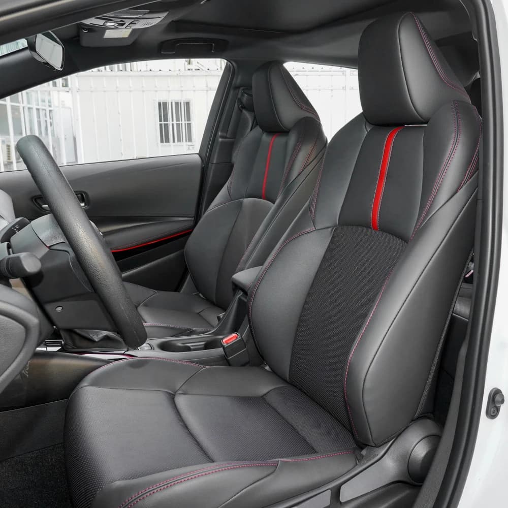 For Toyota Corolla Sedan Hatchback 2019 2020 2021 2022 2023 Custom PU Leather Car Seat Covers Interior Protector Accessories