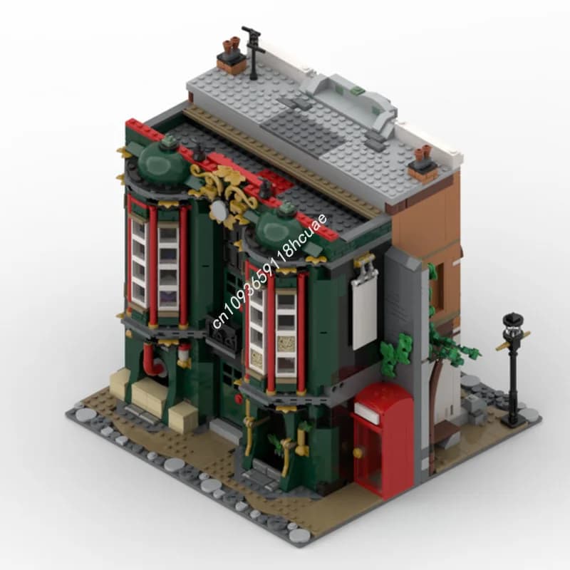 1062 pz MOC Diagon Alley Ministero Magia Harry Modello Building Blocks Architettura Modulare Assemblare Giocattoli Di Compleanno Regali Di Natale