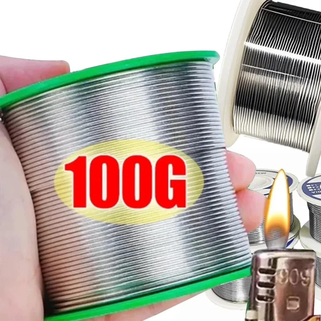 Welding tin wire from 0.8 mm 1.0 mm 20g 50g 100g with resin core, without cleaning, FLUX 2.0%