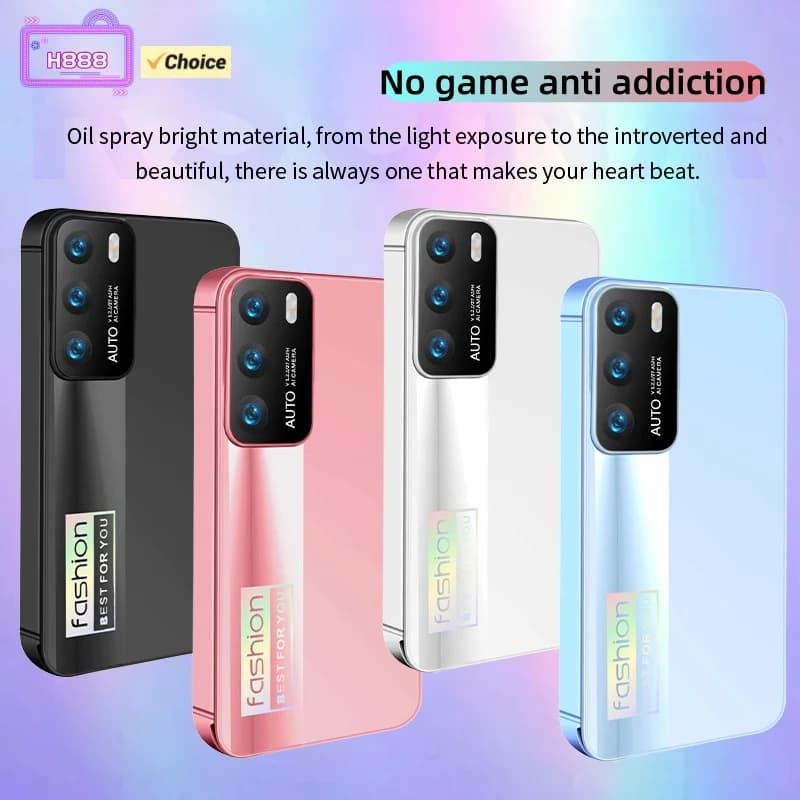 H888 Mini Telefono Cellulare Portatile 2G per Studenti, Schermo 1.8 Pollici HD, Fotocamera, GSM Dual SIM, Batteria 2800mAh, Anti-Dipendenza