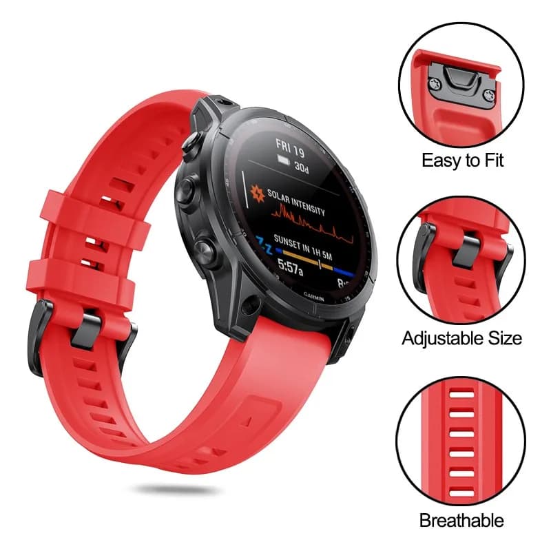 Cinturino da 20mm per cinturino in Silicone a sgancio rapido Garmin Fenix7S/6S/6S Pro per cinturino Smart Watch Fenix 5S/5S Plus