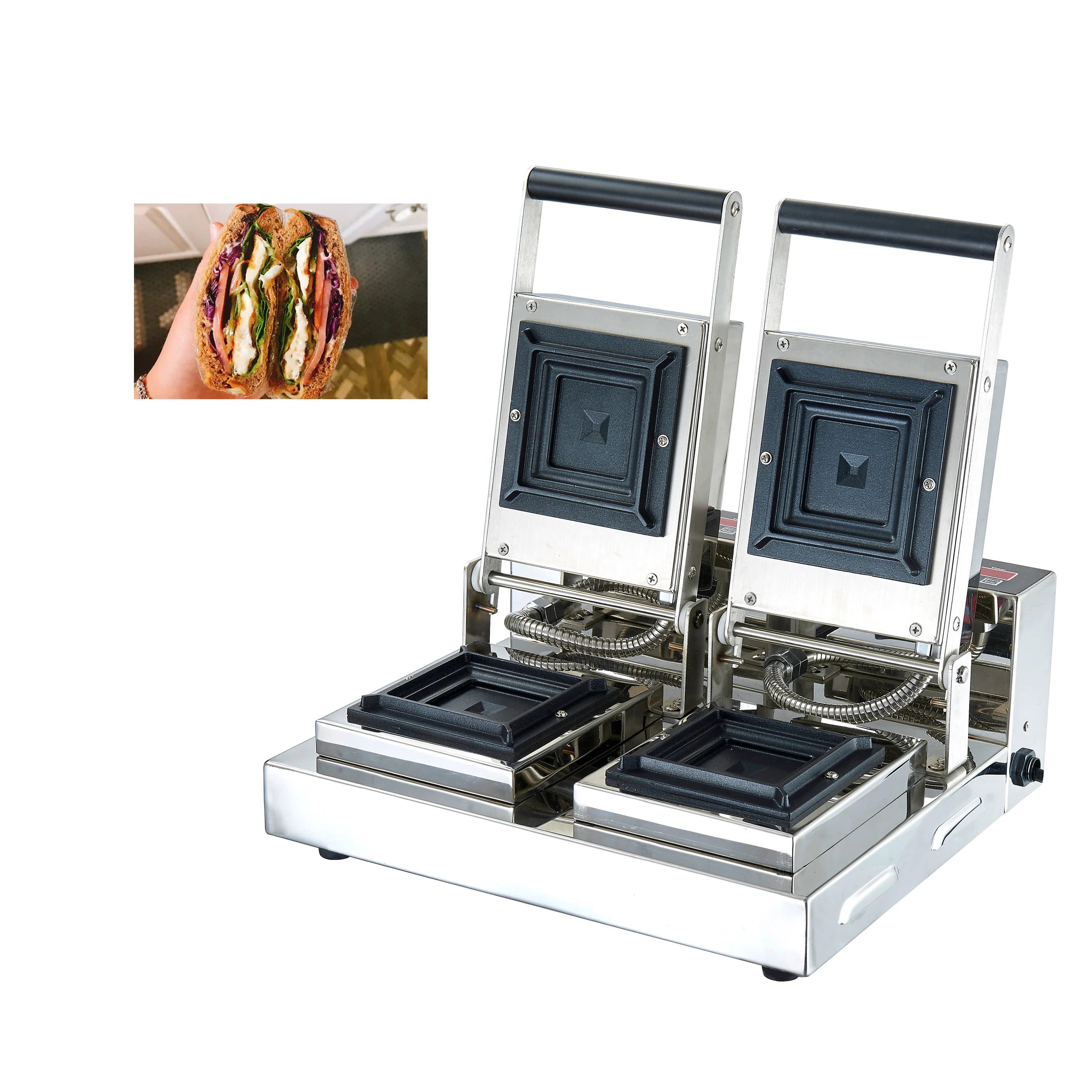 Commercial Machine for Grilling Sandwich Double and Prepare Coffee Bread for Sale
