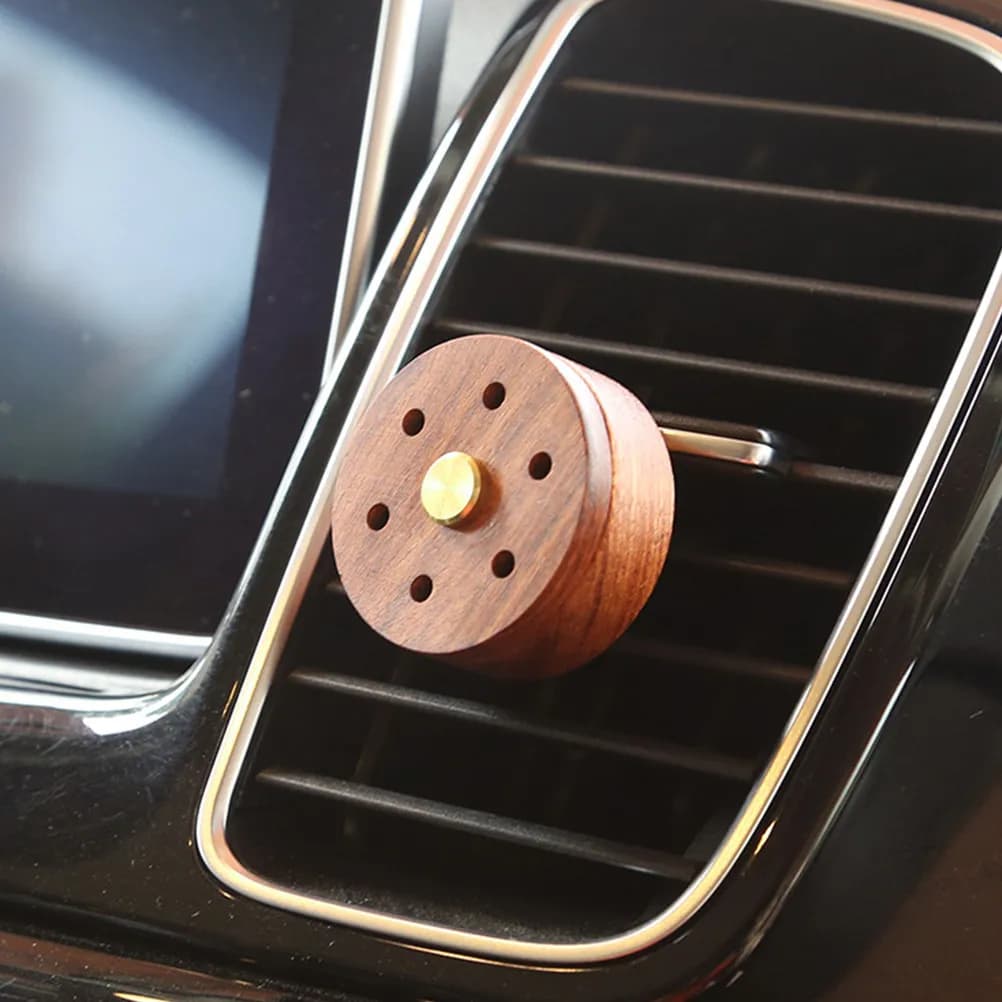 Diffusore di Aromi in Legno per Auto, Clip per Profumo, Olio Essenziale, Deodorante per Casa, Ufficio, Meditazione e Yoga