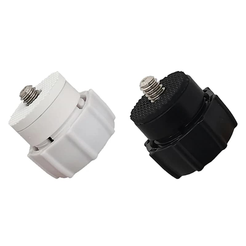 Vite universale da 1/4 a 17 mm adattatore per montaggio a testa sferica giunto in plastica per fotocamera del telefono treppiedi per auto monitor staffa GPS