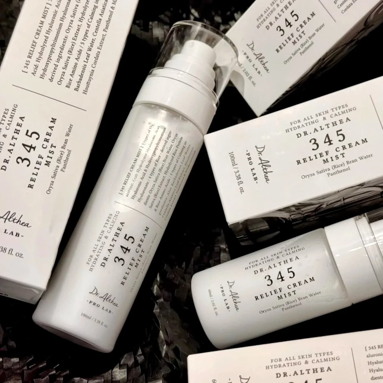 Dr.Althea 345 Relief Cream Mist 147 Crema Antiossidante Sbiancante Idratante Riparazione Intensiva Essenza Originale in Spray