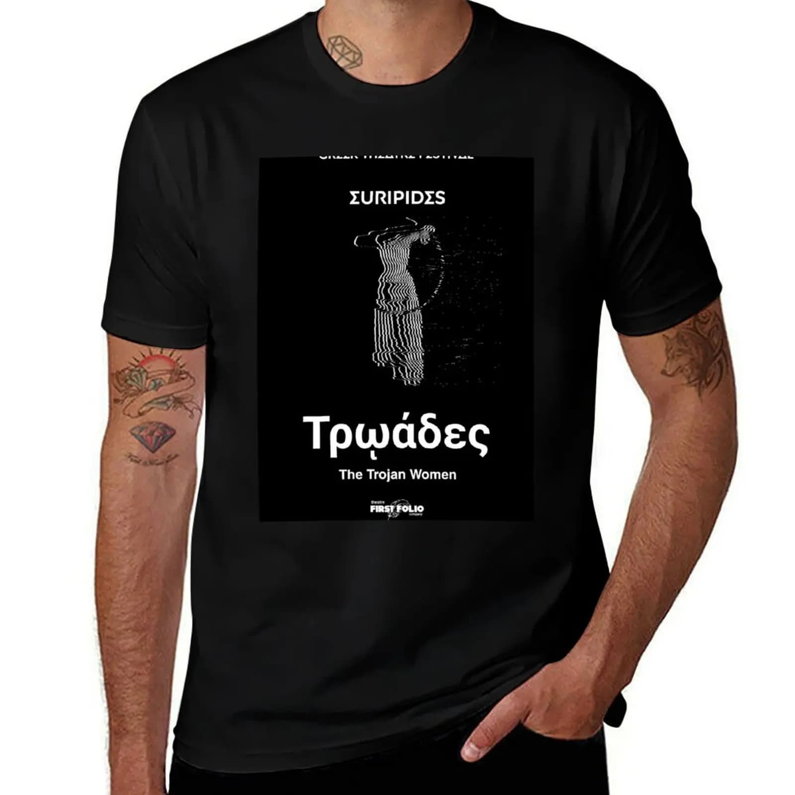 THEATRE POSTER: EURIPIDES: THE TROJAN WOMEN T-Shirt Moisture Wicking Athletic T-Shirt