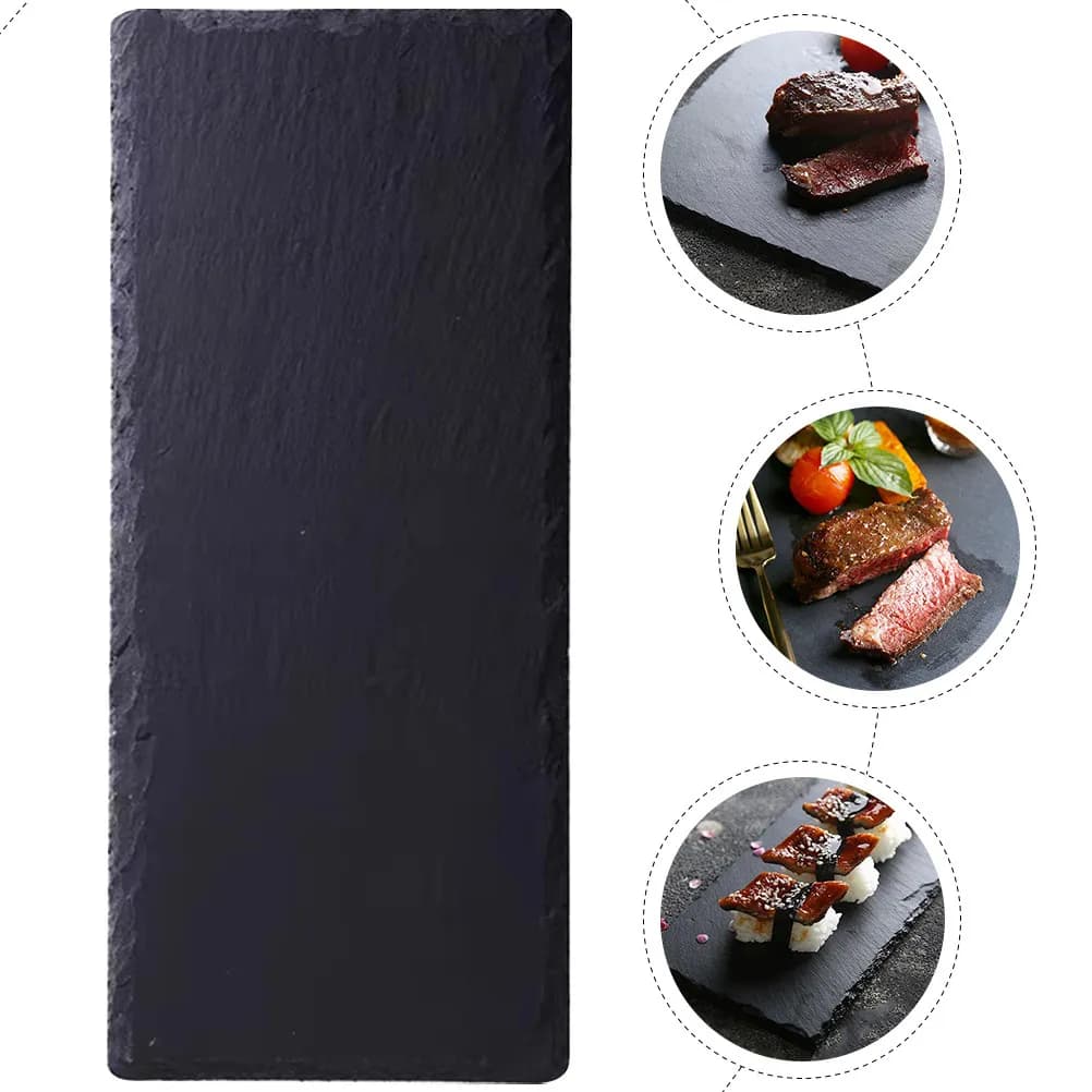 Tagliere Multifunzione Naturale, Piatto per Bistecche, Elegante Vassoio per Dessert, Piatto per Sushi Domestico, per Ristoranti