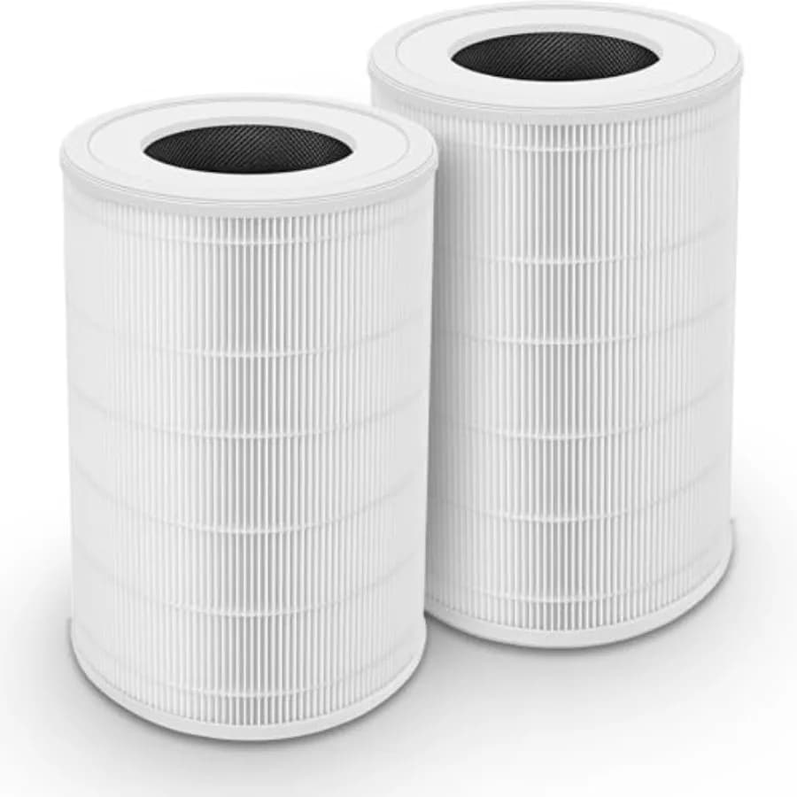 1000 filtri di ricambio compatibili con purificatore d'aria 1000 Filtro di efficienza integrato a carbone attivo e prefiltro Confezione da 2