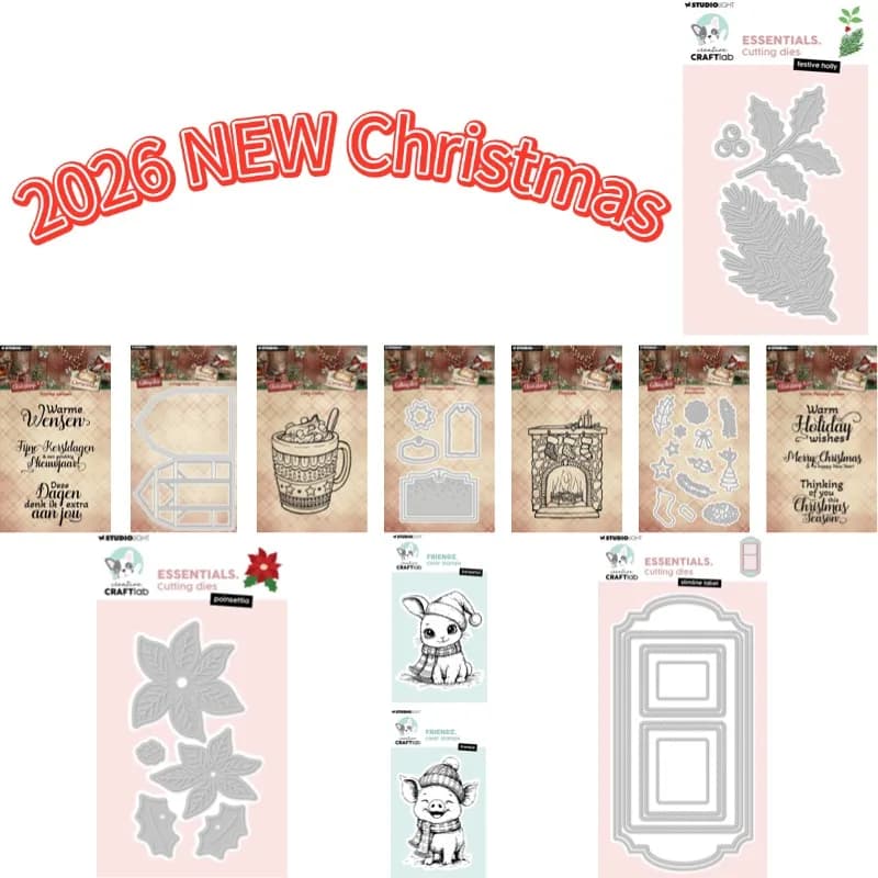 Metal stems and silicone stamps for scrapbooking and photo albums, with shapes to Heart, Star, Label, Oval,