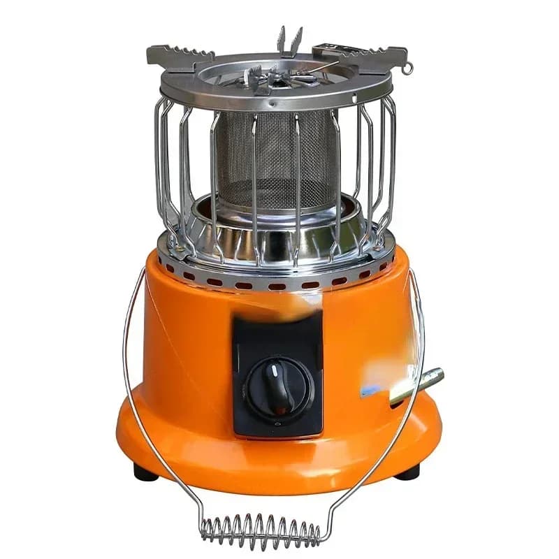 Stufa a Gas Portatile per Campeggio, Pesca e Caccia, Mini Riscaldatore per Tenda in Inverno