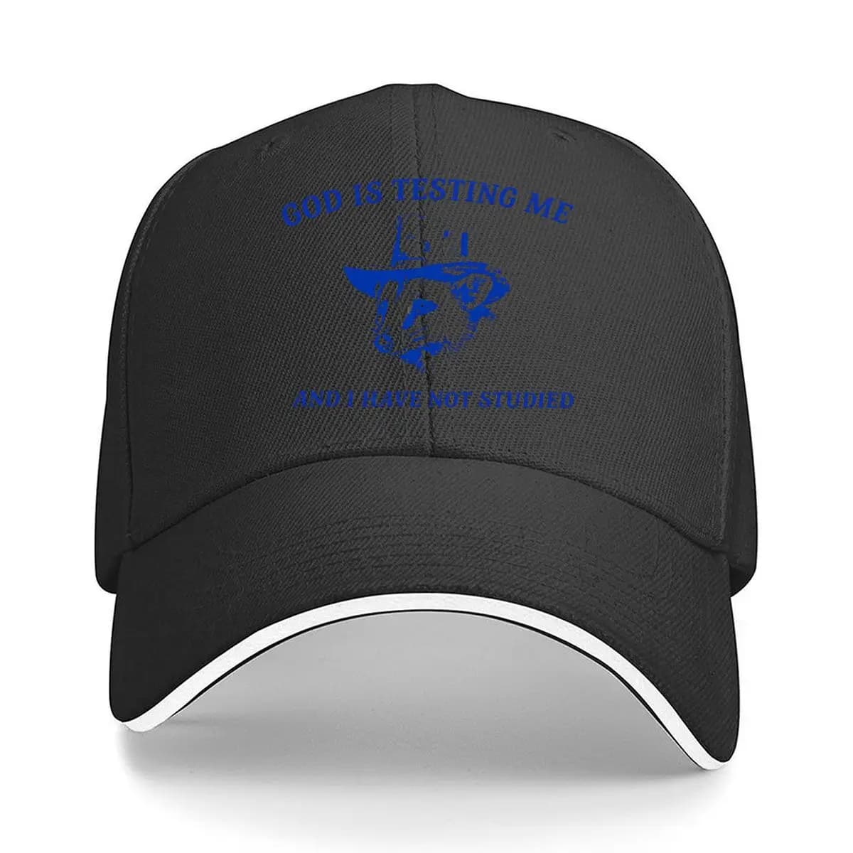 God Testing Graphic Hip Hop hat Fashion Outdoor Sports Sandwich Baseball Cap