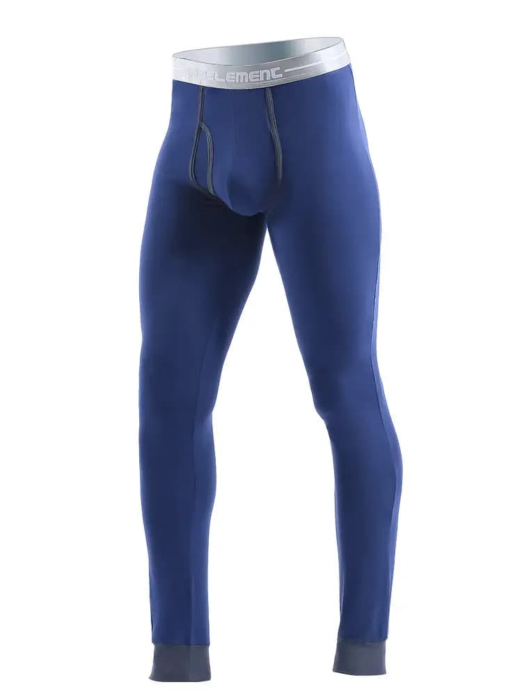 Leggings da uomo singoli sottili modali lunghi autunnali e invernali, leggings comfort per il corpo sottile, pantaloni termici per giovani