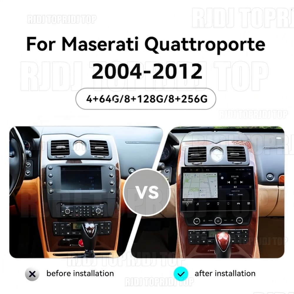 11.6“ For Maserati Quattroporte 2004-2012 GPS Navigation Stereo Blu-Ray Android Auto Screen CarPlay Car Radio Multimedia Player