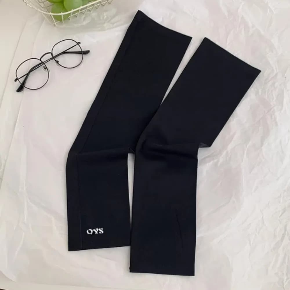 Seamless Ice Silk Elastic Sleeves UV Protection Solar Protective Sleeves Arm Covers Women's Anti-UV Cycling Gloves