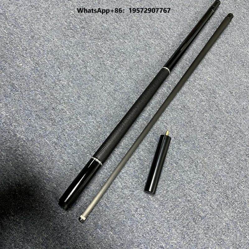 Full Black M9 High-end Carbon Fiber Shaft Handmade Inlay 12.5mm Tip Billiard Pool Cue Stick