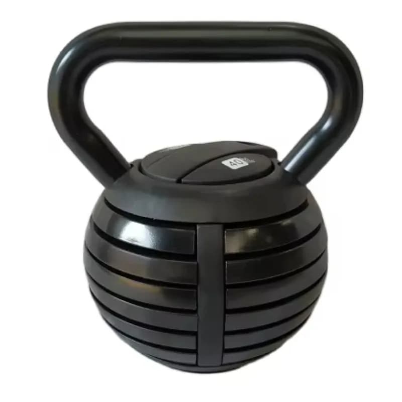 Set di kettlebell regolabili con diverse livelle di peso per il fitness a casa e allenamento di forza per tutto il corpo