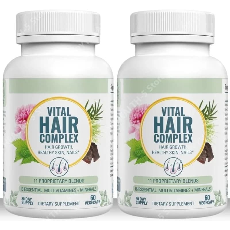 Vitamins for Hair Growth for Women and Men - Biotin Vitamin B - Supplement for Healthy Hair and Skin - Vitamins for Women