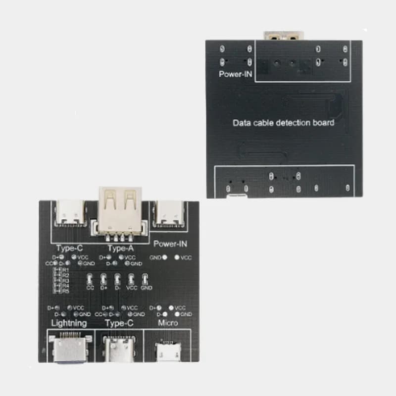 On-off detection card for USB data cable for Micro Type-C USB cable tester DT3 Quick detection Lightweight and durable