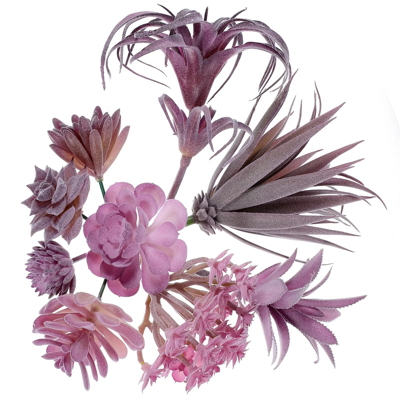 Set di 9 Piante Succulente Artificiali Realistiche, Decorazioni per Casa e Ufficio, Piante Finte dall'Aspetto Naturale