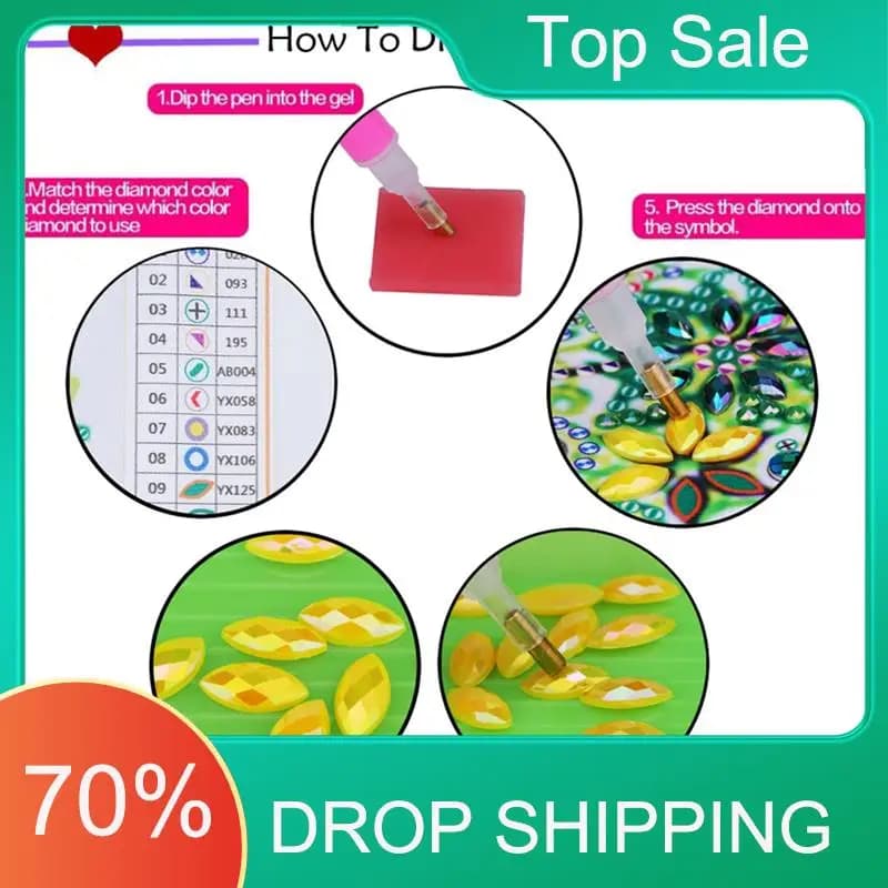 ^AT03 Top 8Pcs Butterfly Diamond Art Diamond Painting Kit For Garden Decor,Butterfly Stakes Diamond Art,Butterflies For Crafts