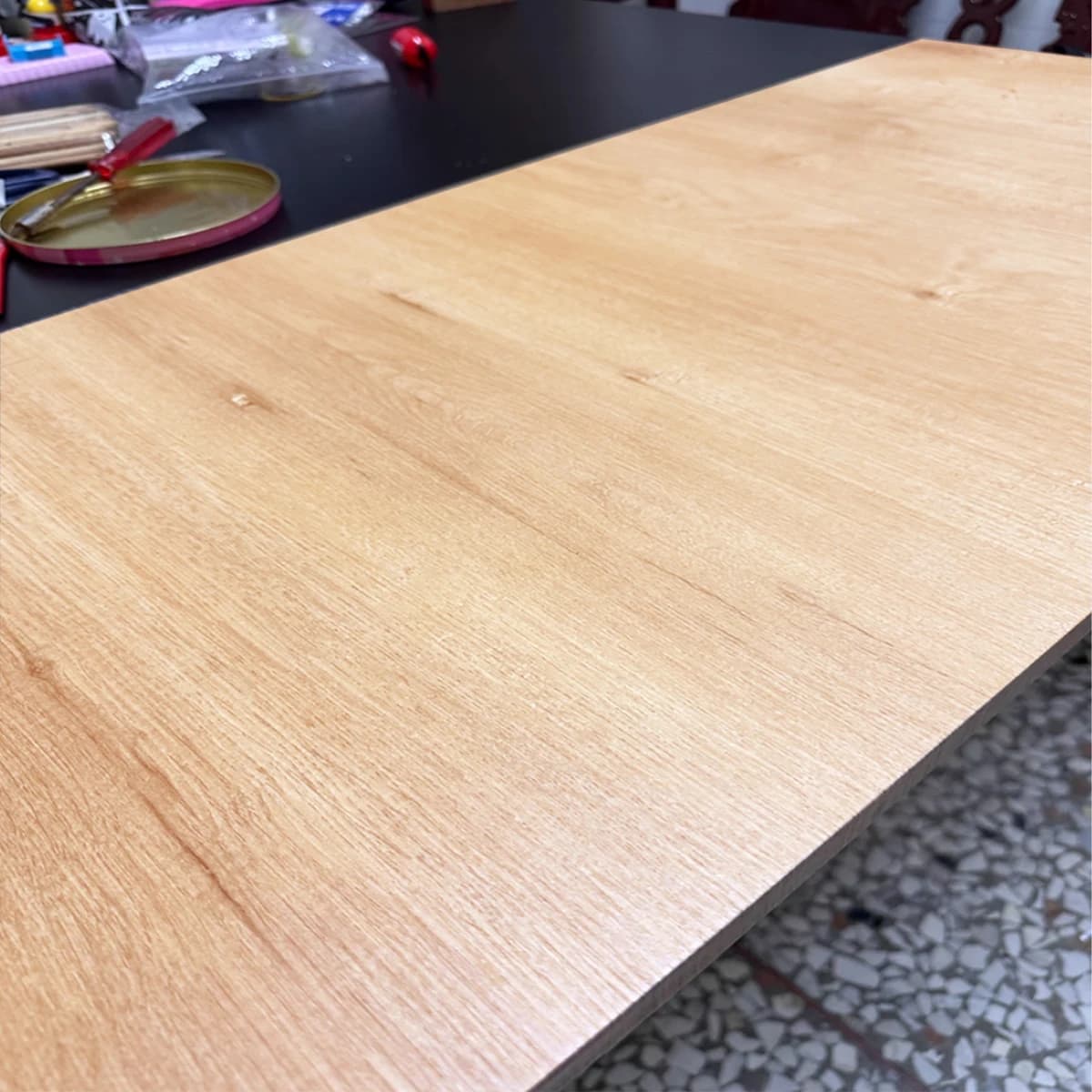 Carta da parati in PVC con venature del legno da 55 cm di larghezza per porta, armadio, armadio, tavolo, mobili, adesivi murali autoadesivi impermeabili