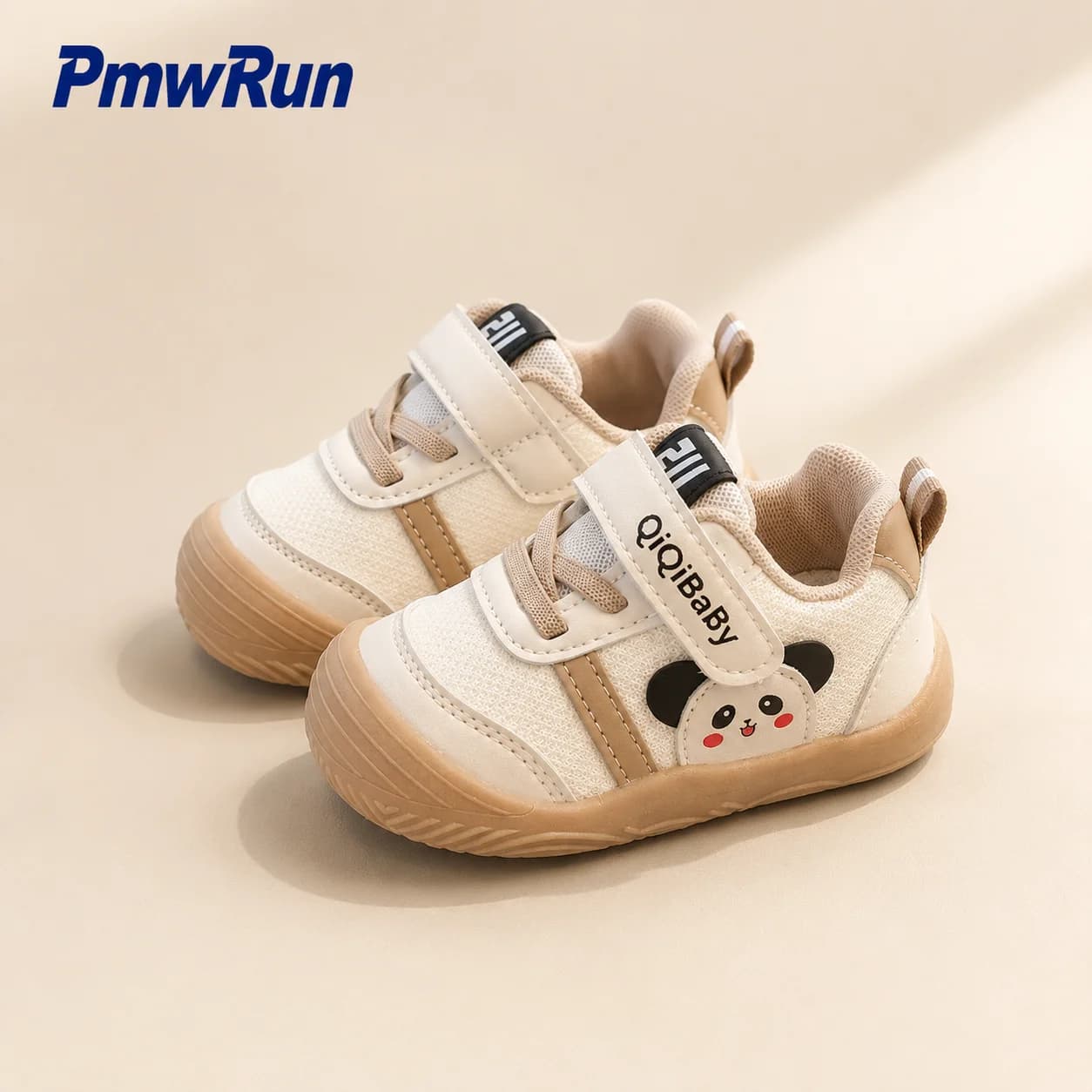 Korean Style Sport Shoes For Children Ergonomics Toddler Kid's Sneakers PU Leather Wateproof Boy's Girl's Running Footwear