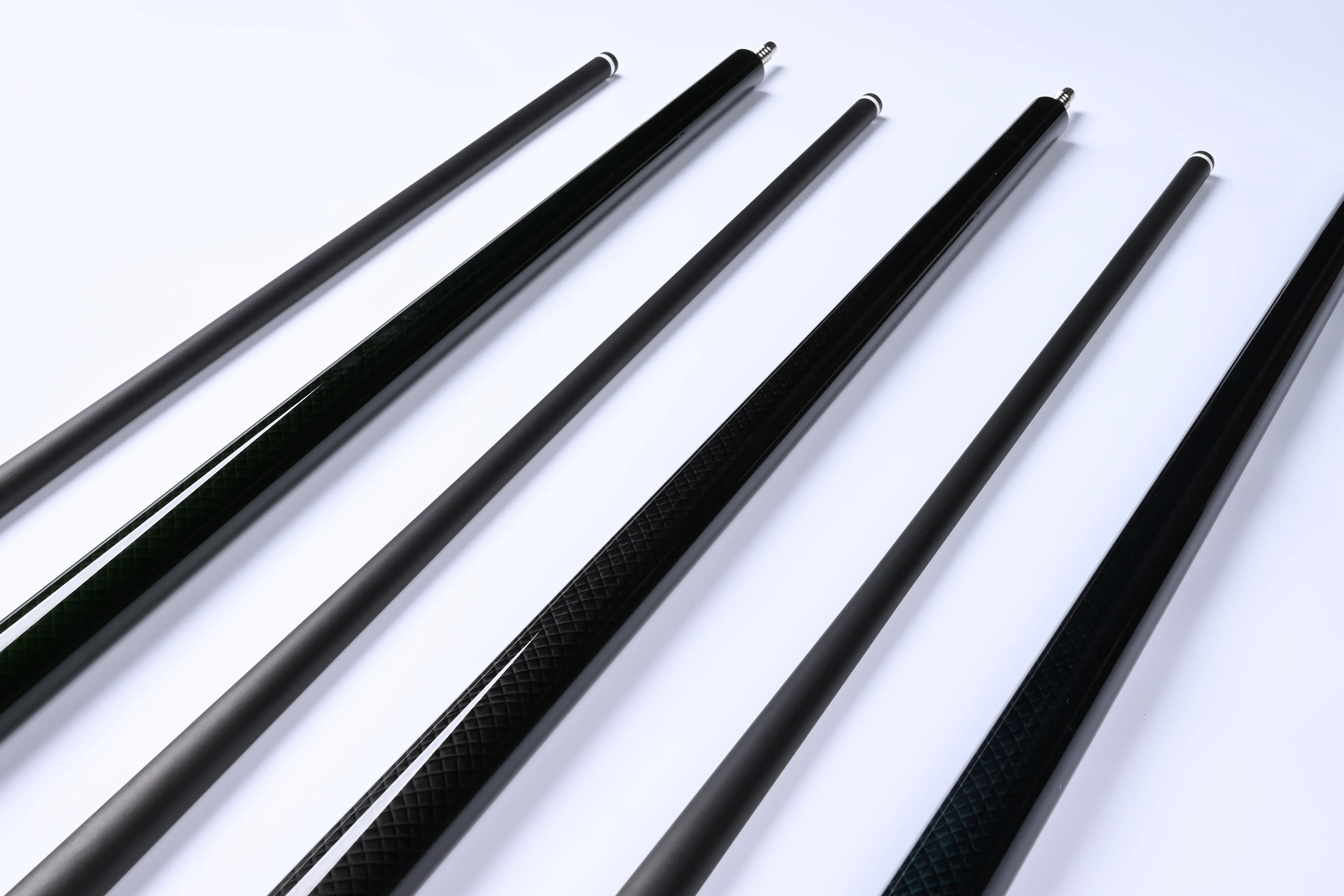 Stecca da biliardo professionale in fibra di carbonio 2025 con tecnologia completamente in carbonio da 12,75 mm a bassa diflessione