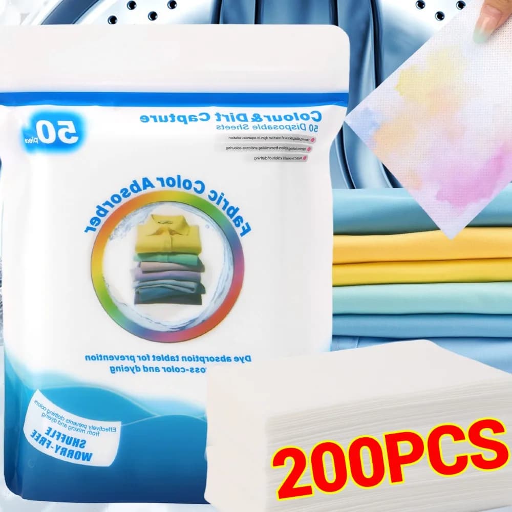 Washing Machine Color Absorption Sheet Dyeing Proof Laundry Sheets Anti-Staining Laundry Tablet Color Catcher Non-woven Fabric