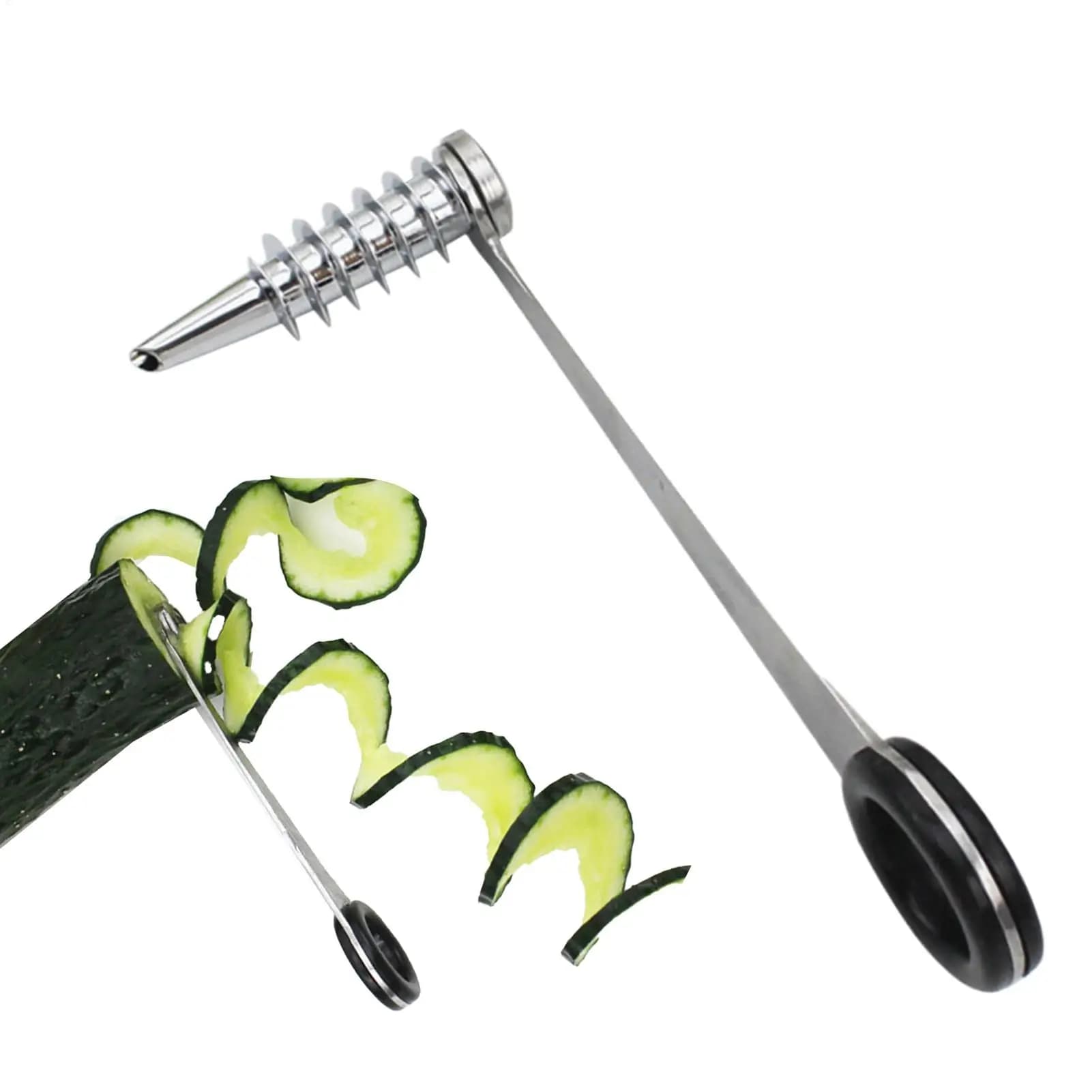 Zucchini Spiralizer Noodle Maker Stainless Steel Zucchini Cutter Slicer Lightweight Kitchen Tools for Cooking Cucumber Potato