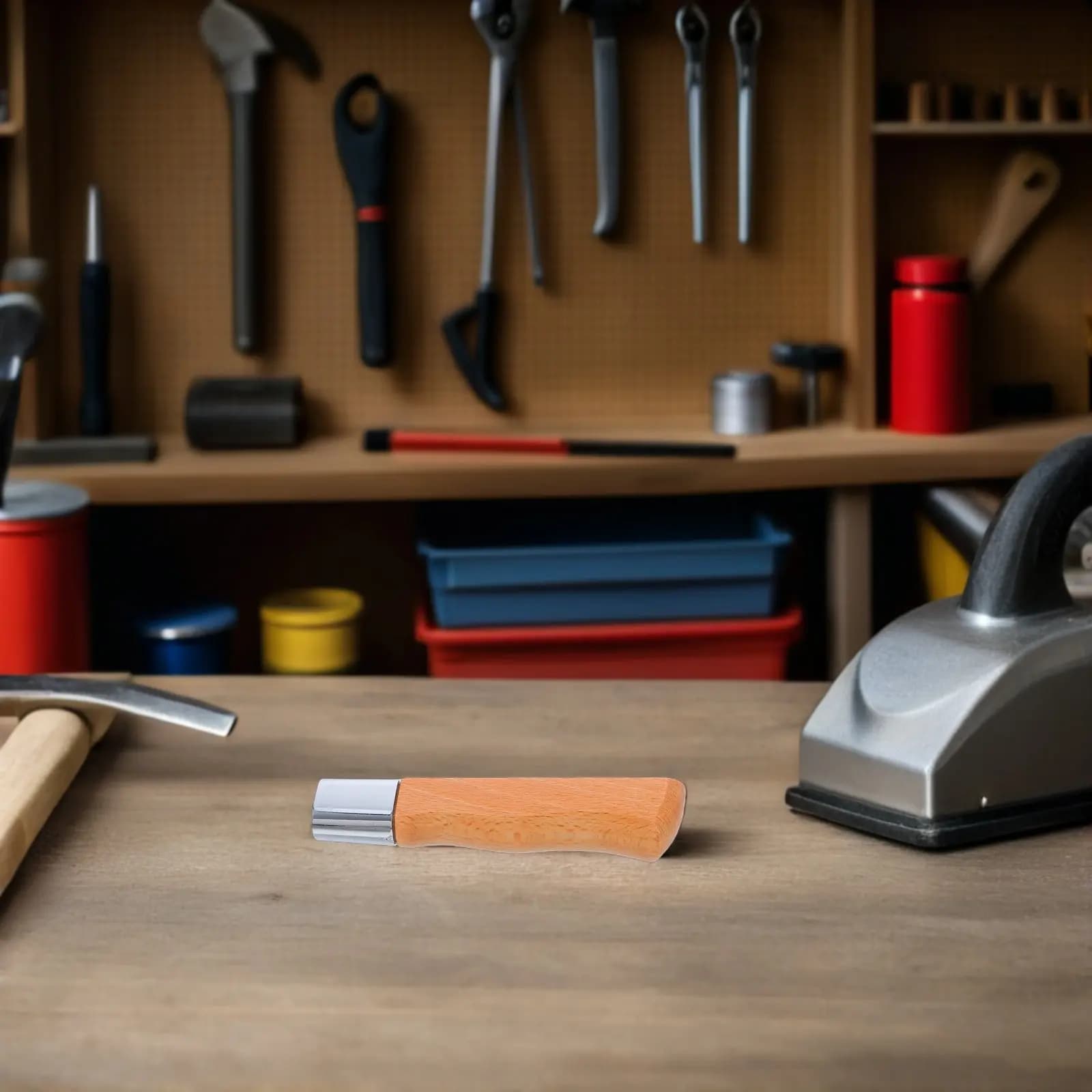 2 Pezzi Manico di Ricambio Premium in Legno di Palissandro per Coltelli da Chef, Impugnatura Confortevole, Accessori per Manici di Coltelli da Cucina
