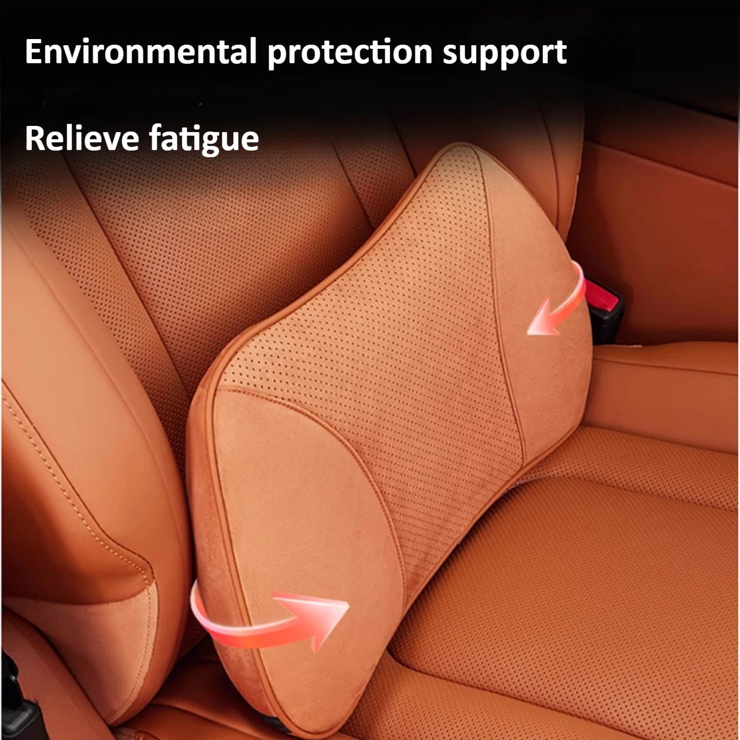 For AITO 8 M8/M7 SERES 7 2025 Car Lumbar Support Cushion Breathable Waist Protect Memory Foam Pillow Car Interior Accessories
