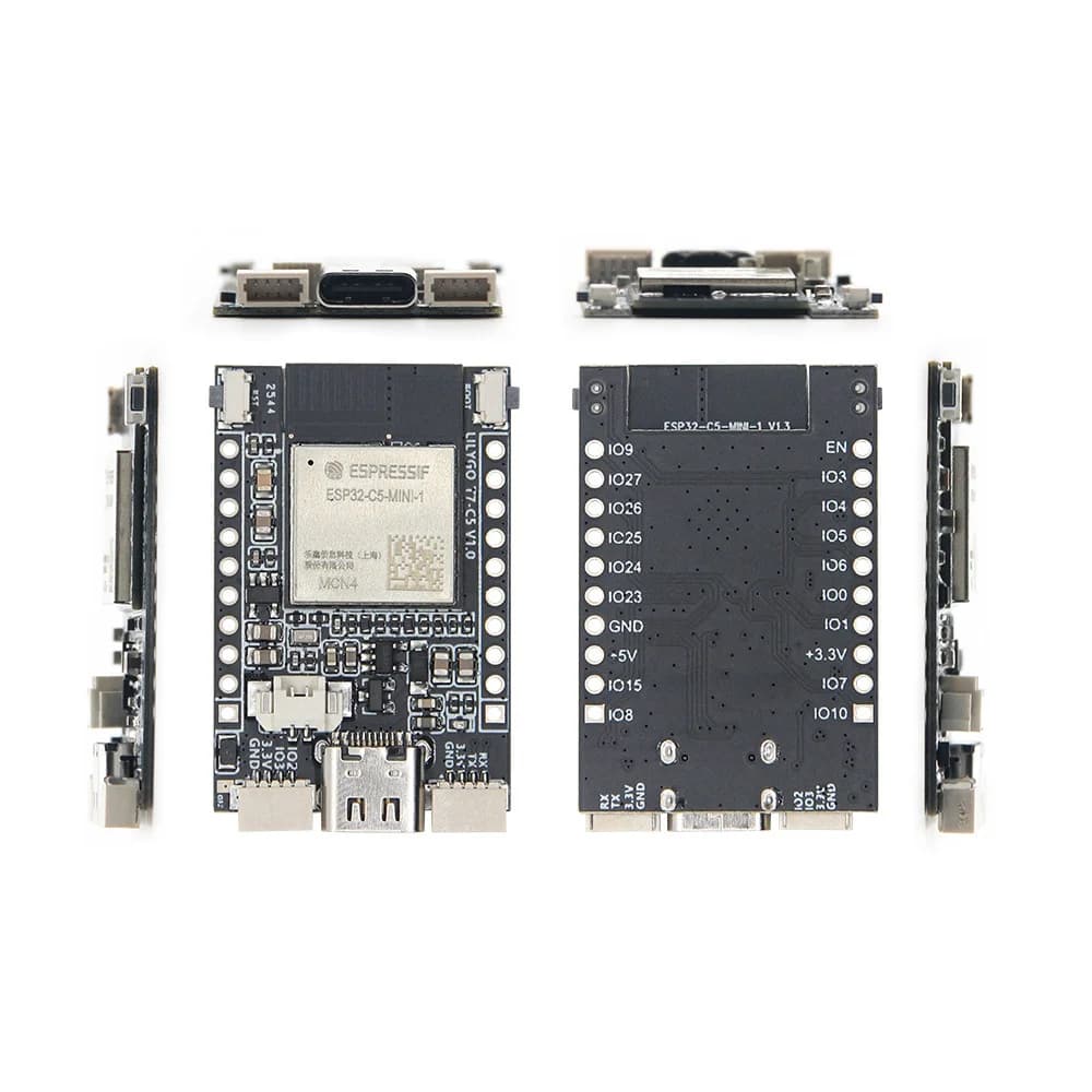 LILYGO T7‑C5 ESP32‑C5‑MINI‑1 Dev Board 4MB Flash 2.4G&5G Dual‑Band WiFi BLE5 Thread Zigbee Qwic4‑Pin Development Module