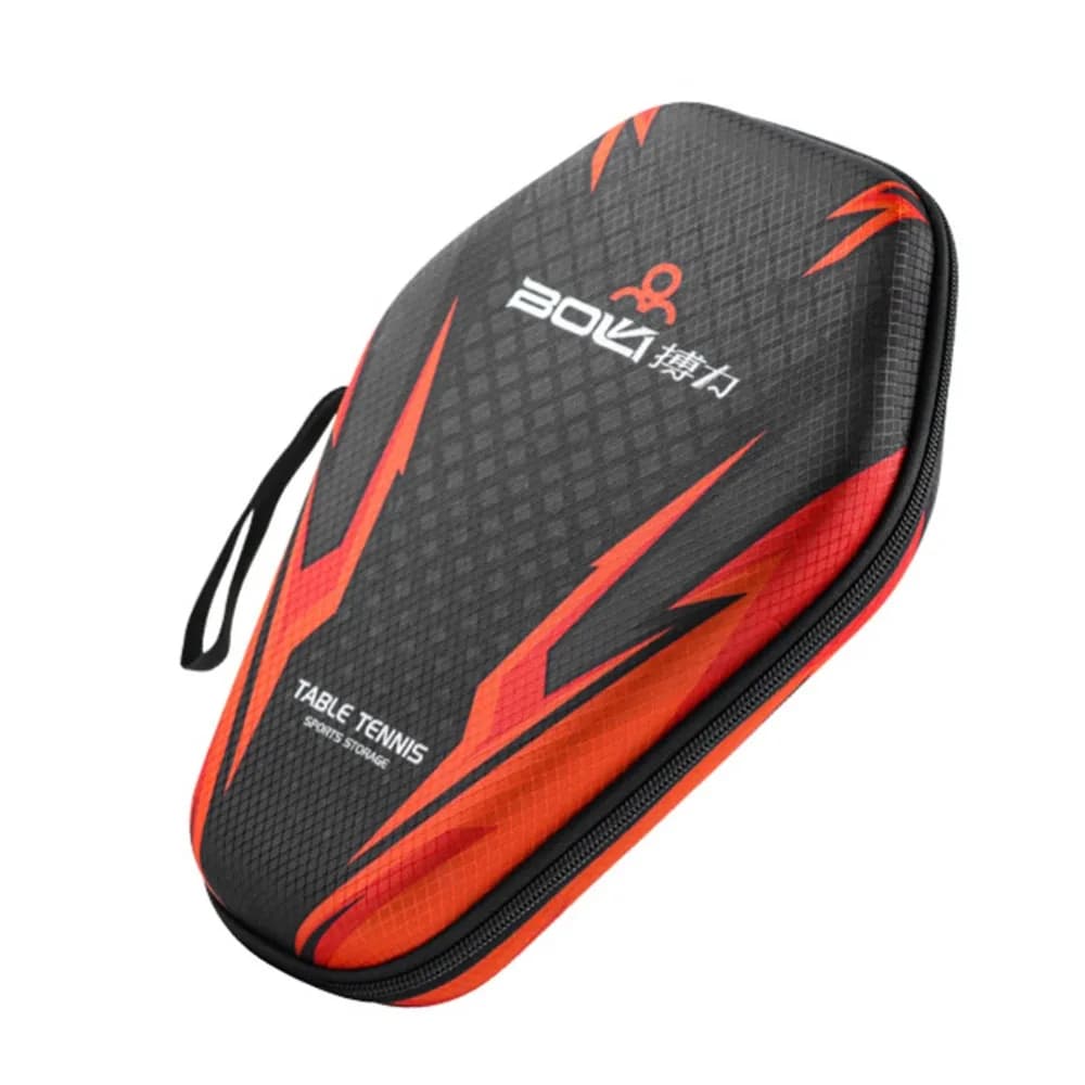 Borse per racchette da ping pong con guscio rigido Custodia protettiva impermeabile Borsa da ping pong Tracolla professionale