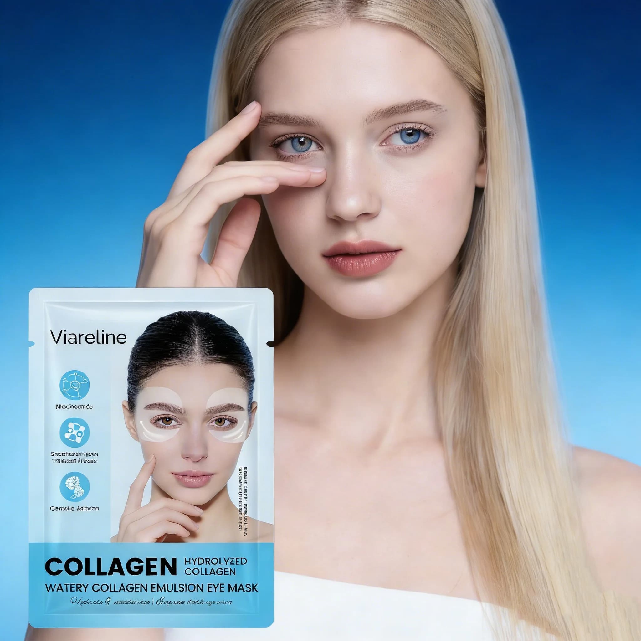 Collagen Hydrating Eyes Mask with Natural Formula to the Asian Centella Anti Occhiaie Rassodante Lifting Anti-Walk Skin Care Eyes