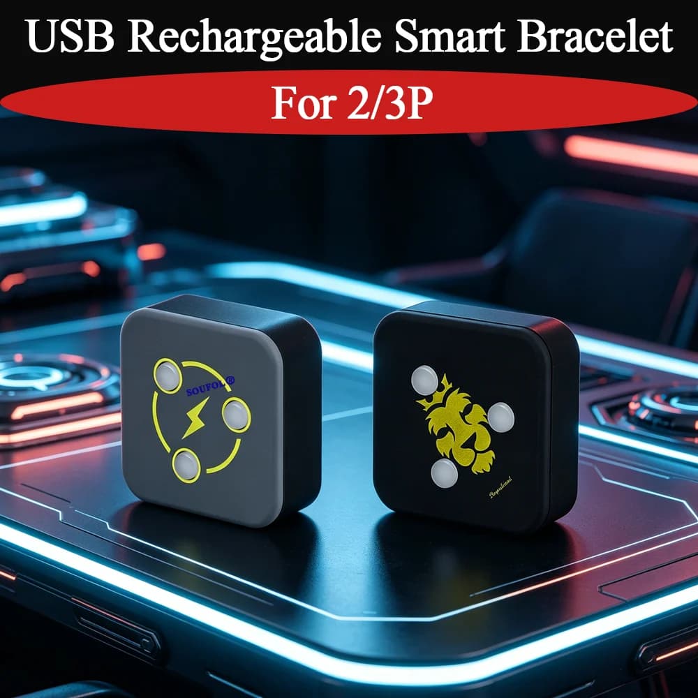 Nuovo Braccialetto Intelligente Ricaricabile USB 2P/3P Resistente con Funzione Gioco e Connessione Bluetooth, Cinturino da Polso con Rilevamento Automatico per Accessorio 2P 3P Go Plus