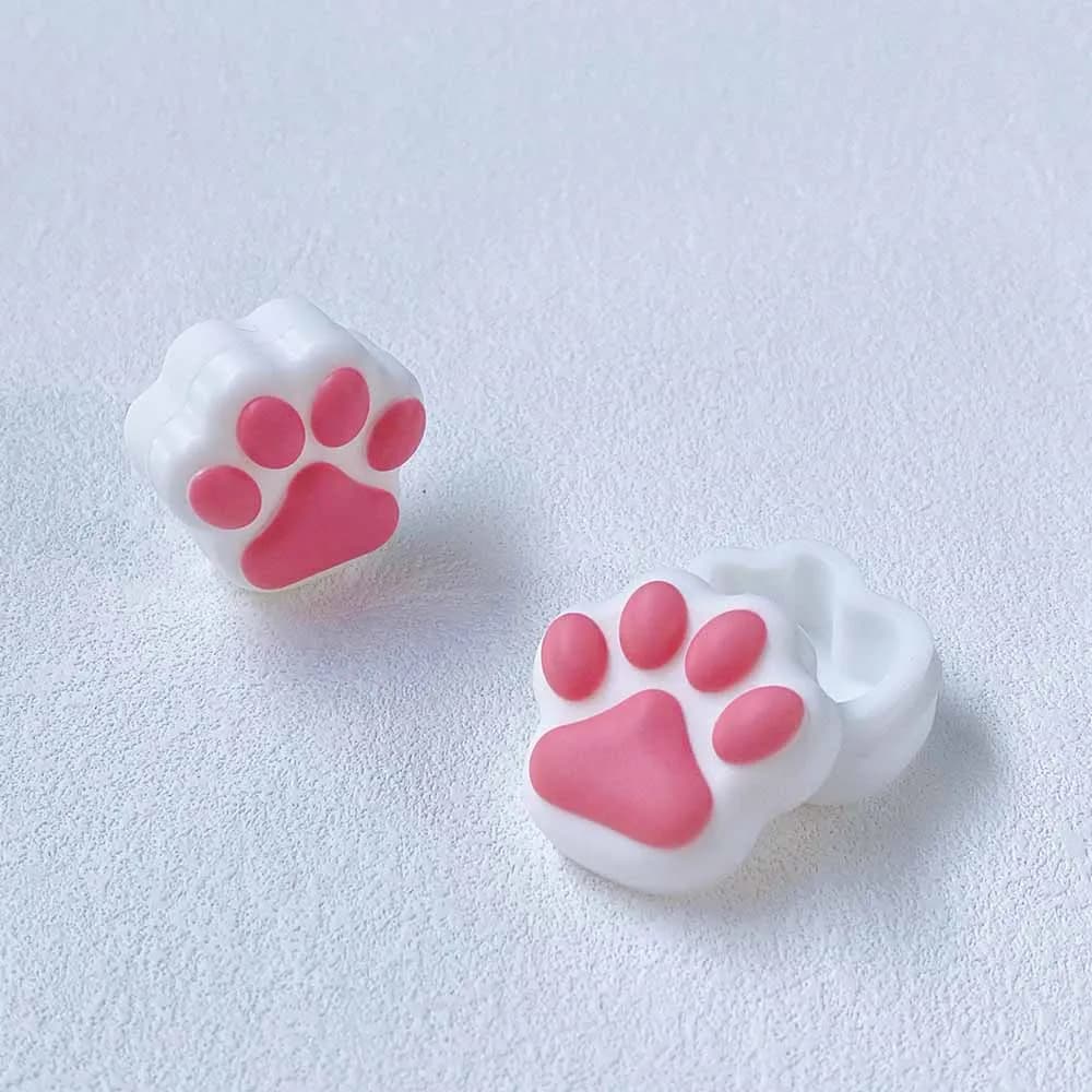 2 pezzi zampa di cane barattolo di Silicone 3ml vasetti di crema custodia rosa Girly Kawayi regalo di natale regalo di capodanno personalizzato