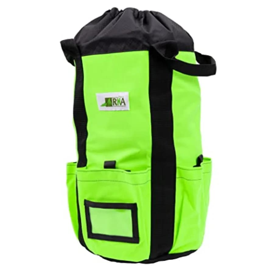 Borsa porta fune Arbor - Attrezzatura per arrampicata su roccia e alberi, attrezzatura per arboristi, zaino a secchiello, materiale in nylon impermeabile, Neo