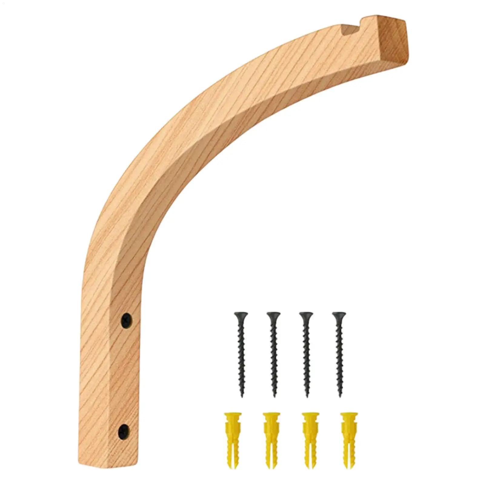 Plant Hangers Outdoor Wooden Non Slip Planter Holder Flower Pot Hangers Wall Plant Hooks For Living Room Bedroom Kitchen Balcony