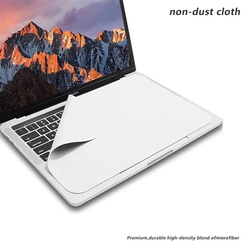 Panno per la pulizia dello schermo, protezione per tastiera, panno in microfibra antipolvere per MacBook 13 14 15 16 pollici, copertura per tastiera di laptop