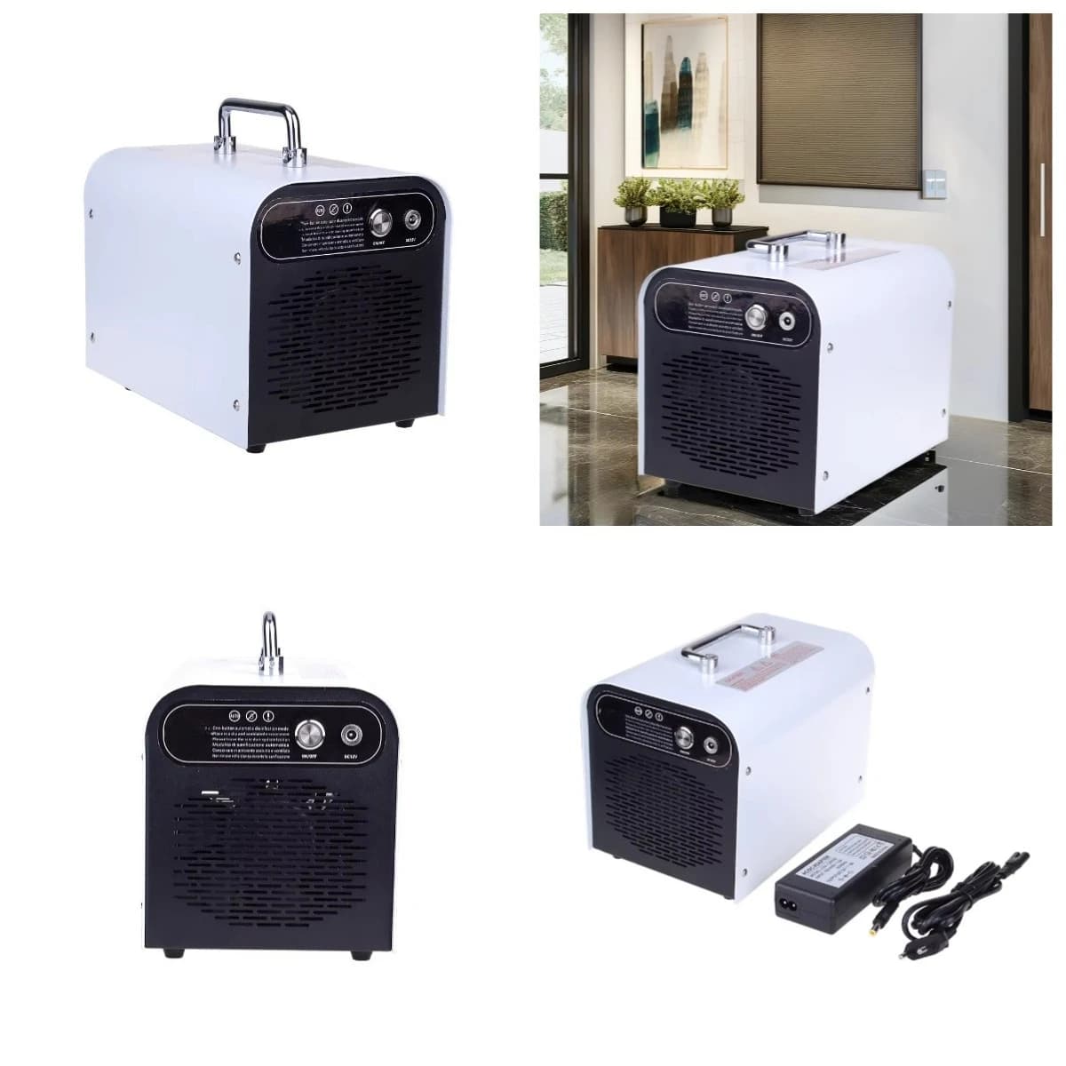 Purificatore d'Aria Mini Ozono per Casa, Purificatore d'Aria Portatile Avanzato per Casa, Hotel, Ufficio, Auto, Generatore di Ozono