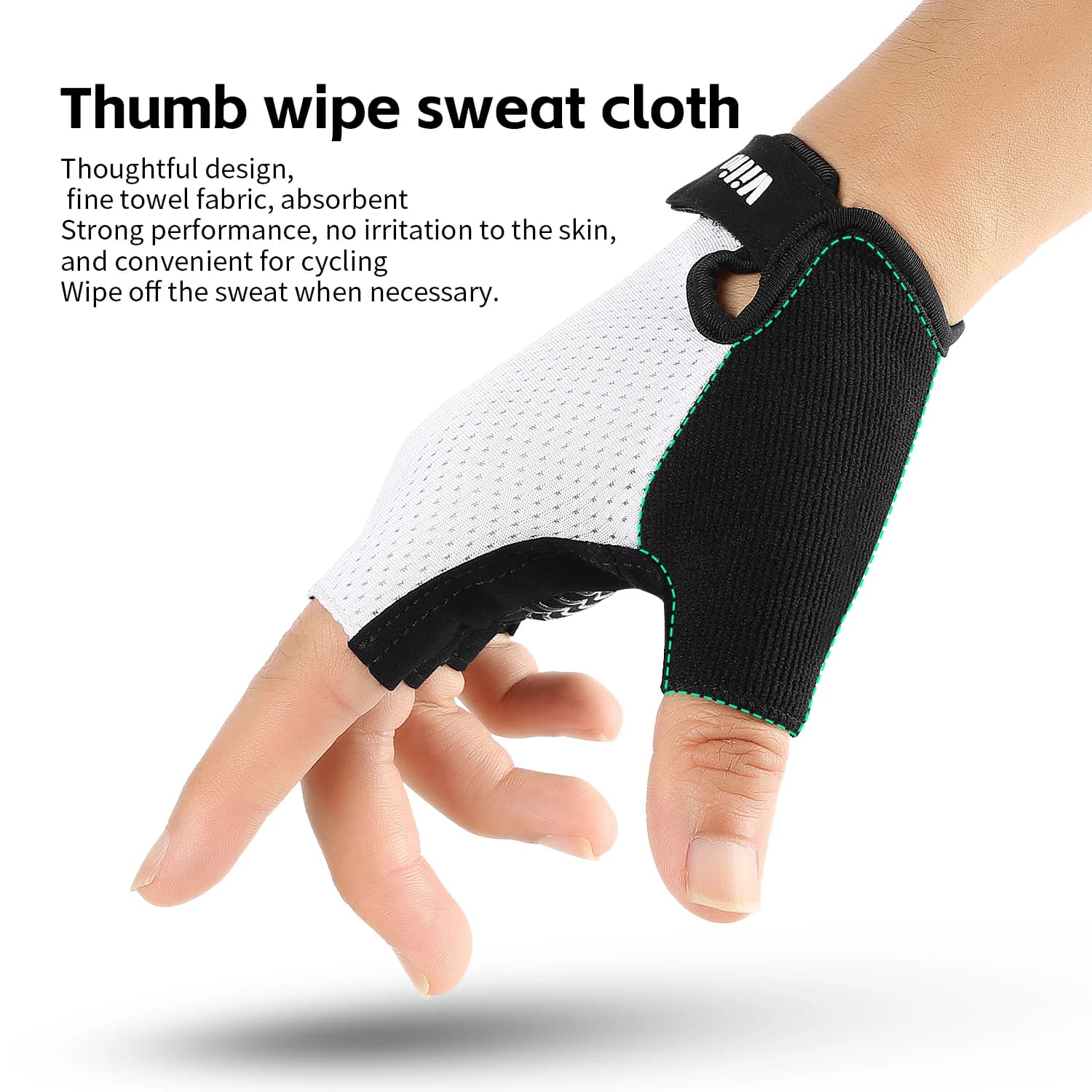 Sports Cycling Gloves For Men,Anti Slip,Shock-Absorbing,Wear-Resistant,Anti Cocoon,Breathable,Half Finger Training Fitness Glove