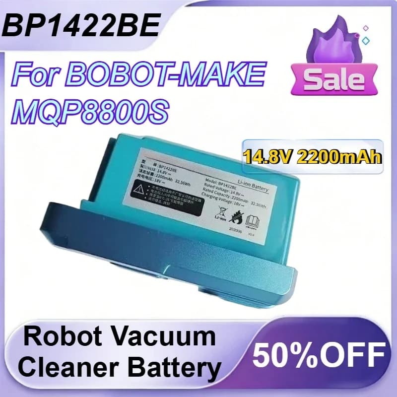 [BP1422BE] for BOBOT-MAKE MQP8800S Battery 14.8V 2200mAh Robot Vacuum Cleaner Battery