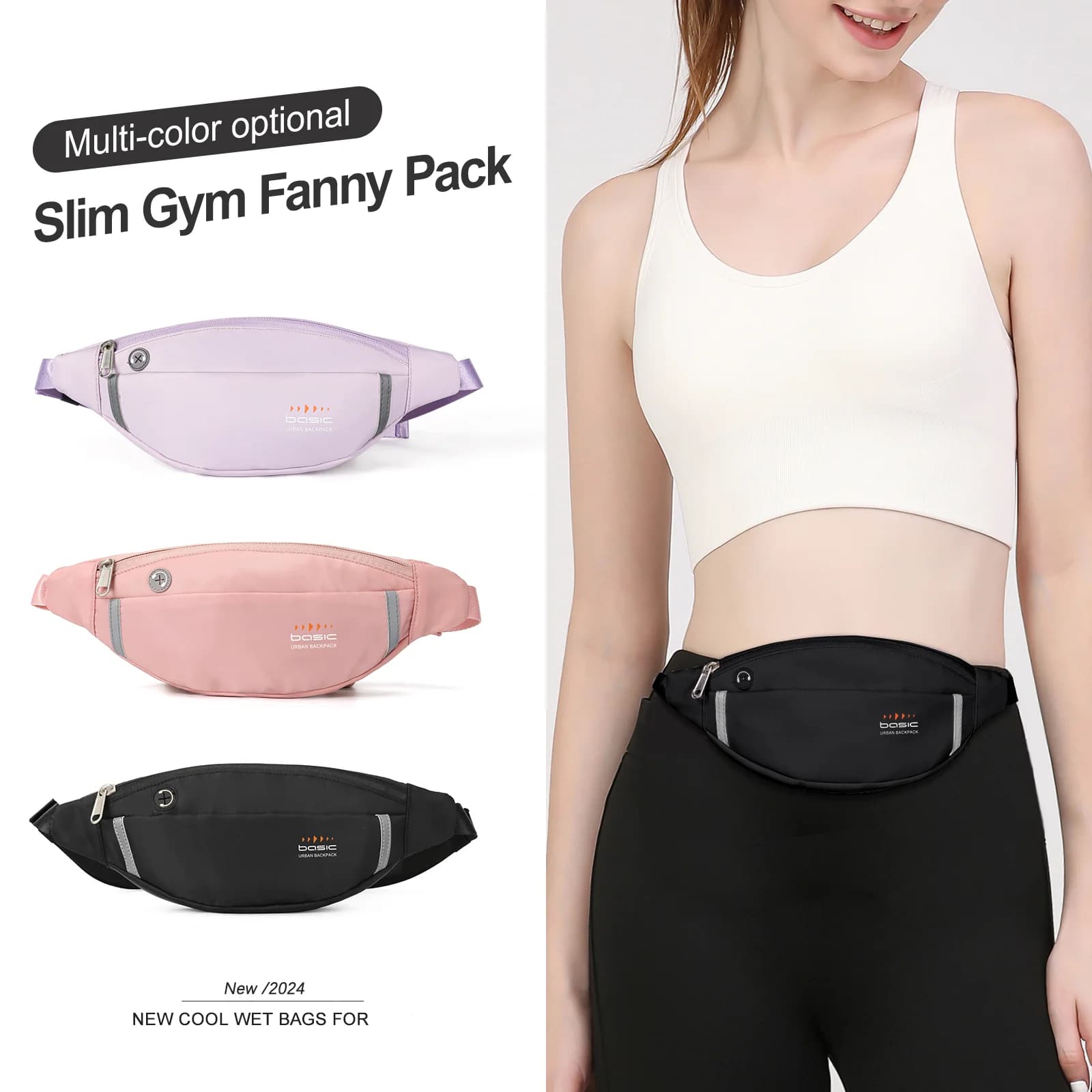Men's Marsupi Women's Waist Marsupi Banana Bag Men's Sports Bag Waterproof Shoulder Bags with Belt