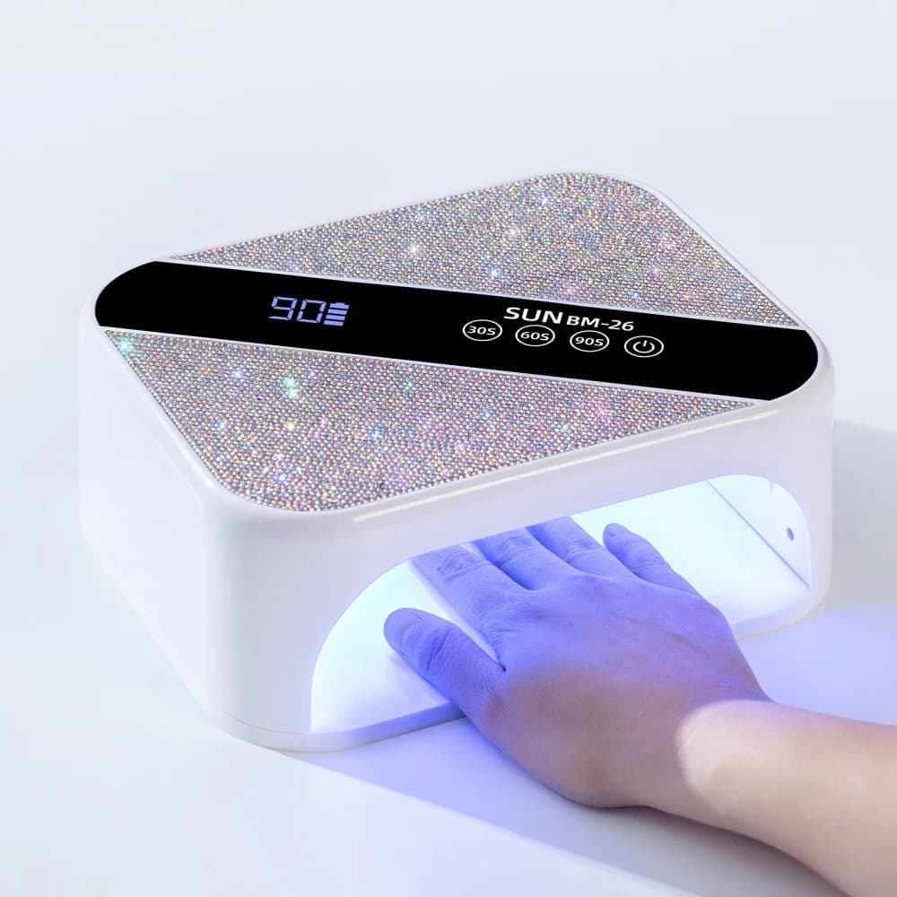 Rechargeable UV LED Nail Lamp Cordless Gel Polish Dryer with Built-in Battery Professional Manicure Nail Art Tool